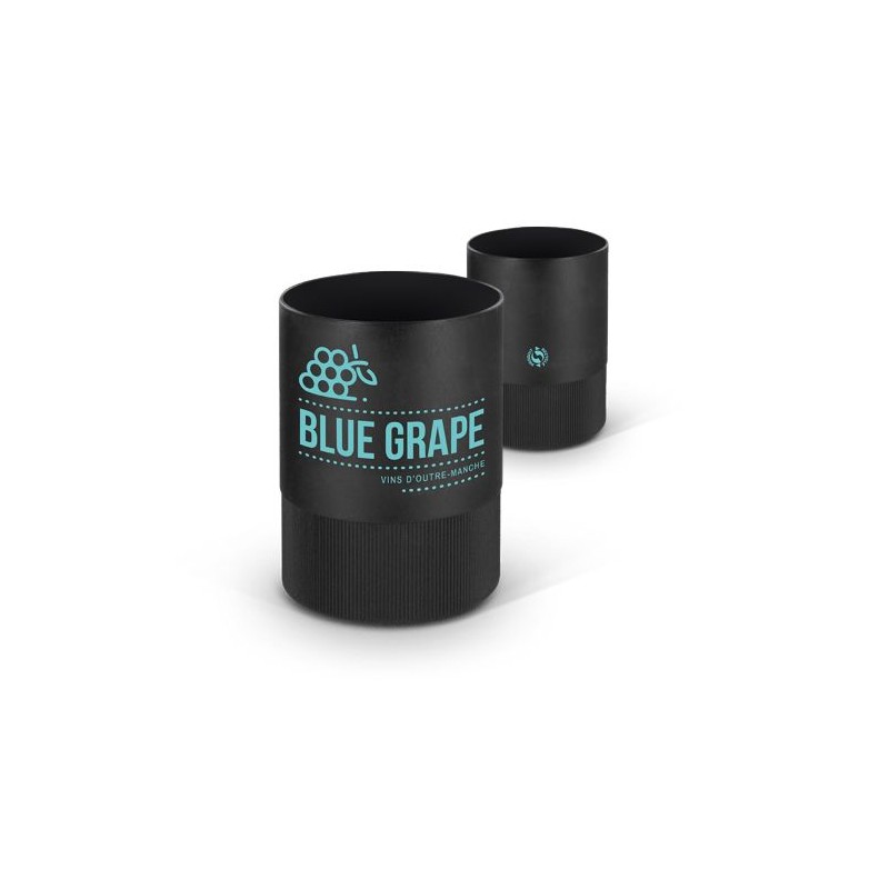 Pot à Crayons Éco-responsable en Plastique Recyclé Noir Personnalisable cadeau entreprise pas cher