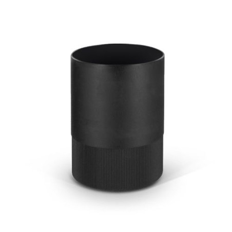 Pot à Crayons Éco-responsable en Plastique Recyclé Noir Personnalisable marquage laser ultra précis