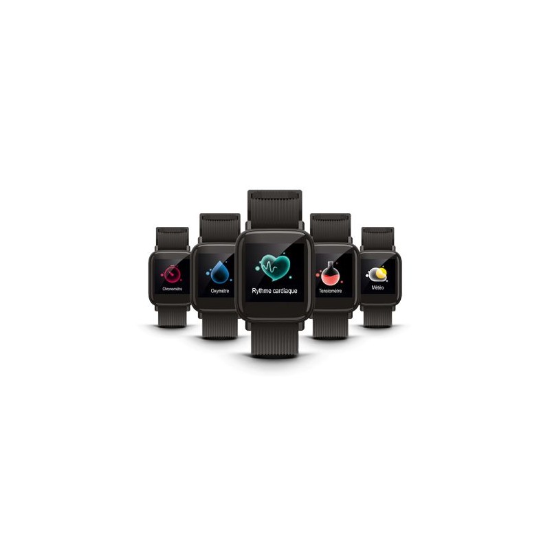 Montre connectée publicitaire à écran couleur goodies publicitaire événementiel