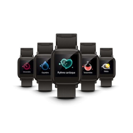 Montre connectée publicitaire à écran couleur goodies publicitaire événementiel