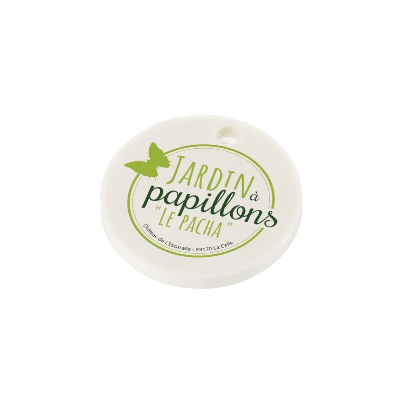 Jeton Caddie Éco-responsable en Bio-Composite Format 1 EUR - Personnalisable Bioplast(r)