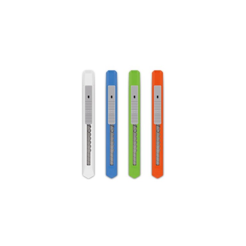 Cutter plastique auto-rétractable personnalisé - Sécurité et précision marquage laser ultra précis