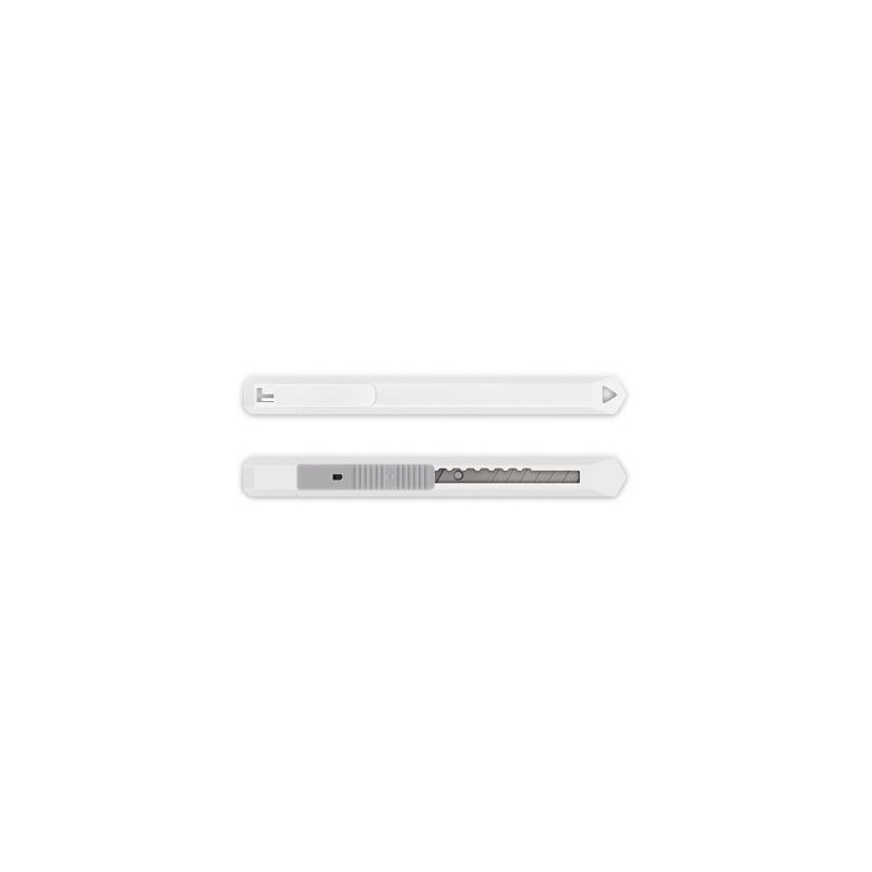 Cutter plastique auto-rétractable personnalisé - Sécurité et précision accessoire événementiel unique