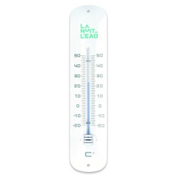 Thermomètre Métal Laqué 30cm - Élégance et Précision