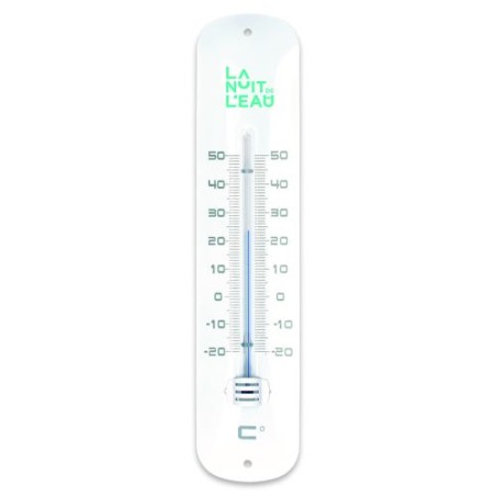 Thermomètre Métal Laqué 30cm - Élégance et Précision