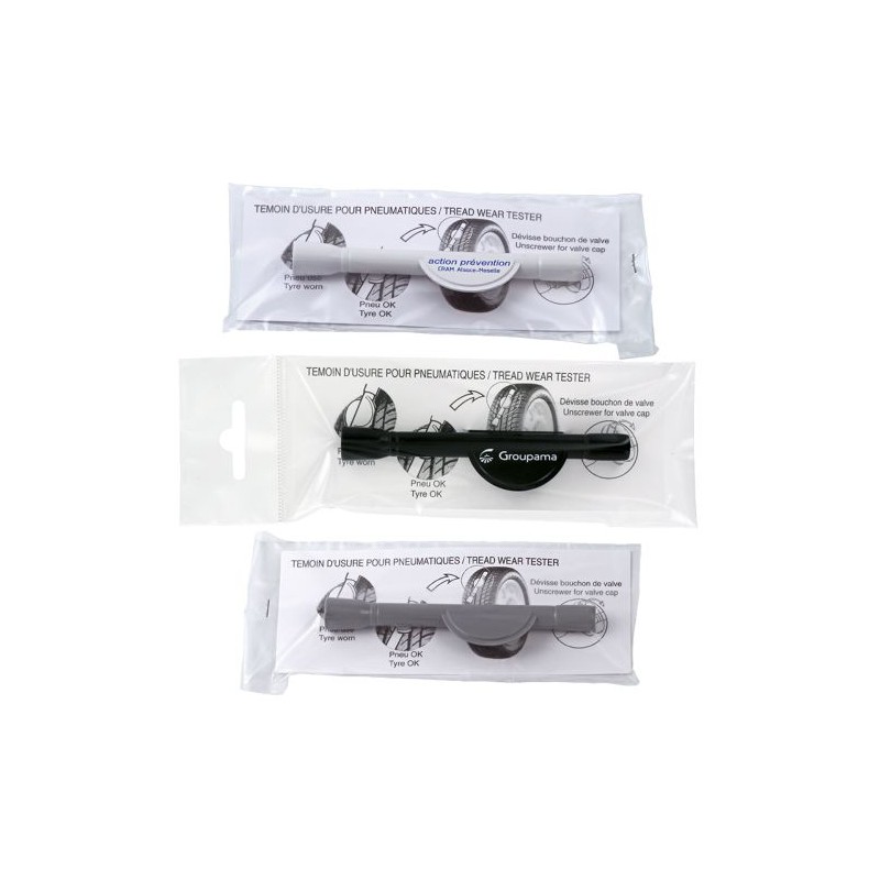 Testeur d'Usure de Pneus Pratique en Sachet Individuel
