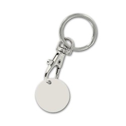 Porte-Clés Mousqueton Métal avec Jeton Écologique 2