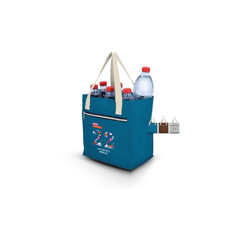 Sac Shopping Pratique pour 6 Bouteilles - Objet Publicitaire