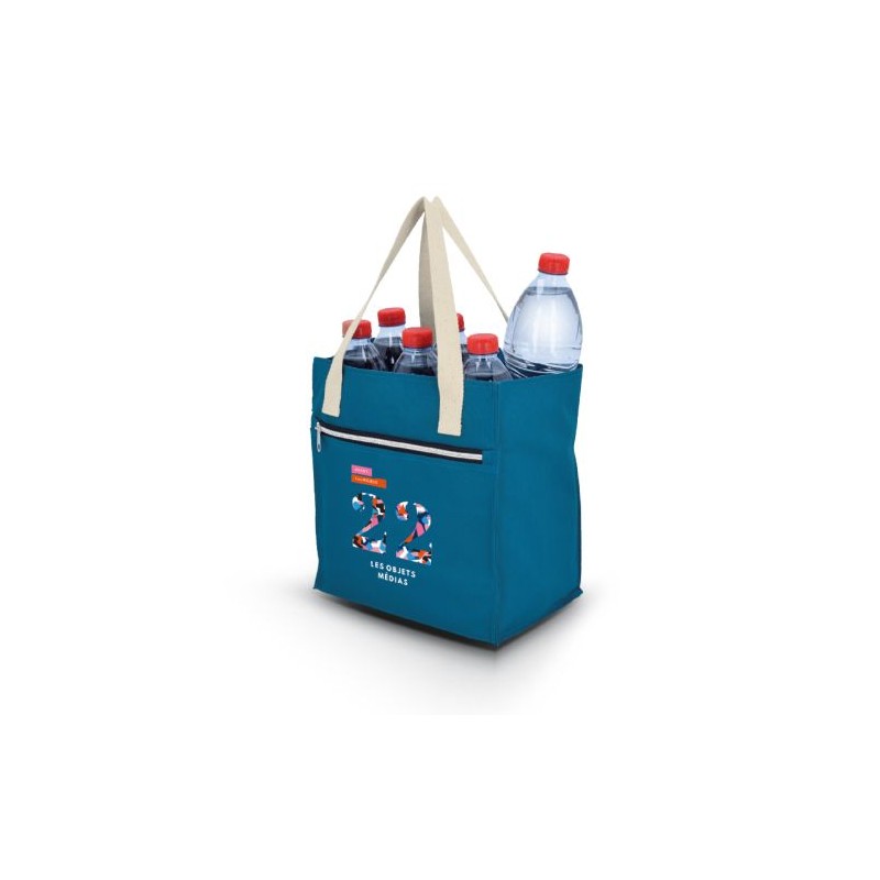 Sac Shopping Pratique pour 6 Bouteilles - Objet Publicitaire goodies entreprise design