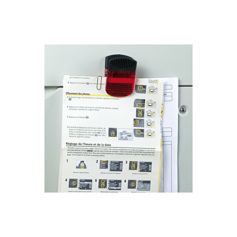 Pince à Courrier Aimantée – Organisation Bureau Pratique