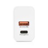 Chargeur secteur rapide 20W USB QC3.0 & Type-C PD personnalisé pas cher personnalisable avec votre logo