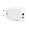 Chargeur secteur rapide 20W USB QC3.0 & Type-C PD personnalisé pas cher impression haute définition