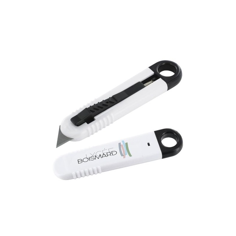 Cutter Plastique à Lame Auto-Rétractable