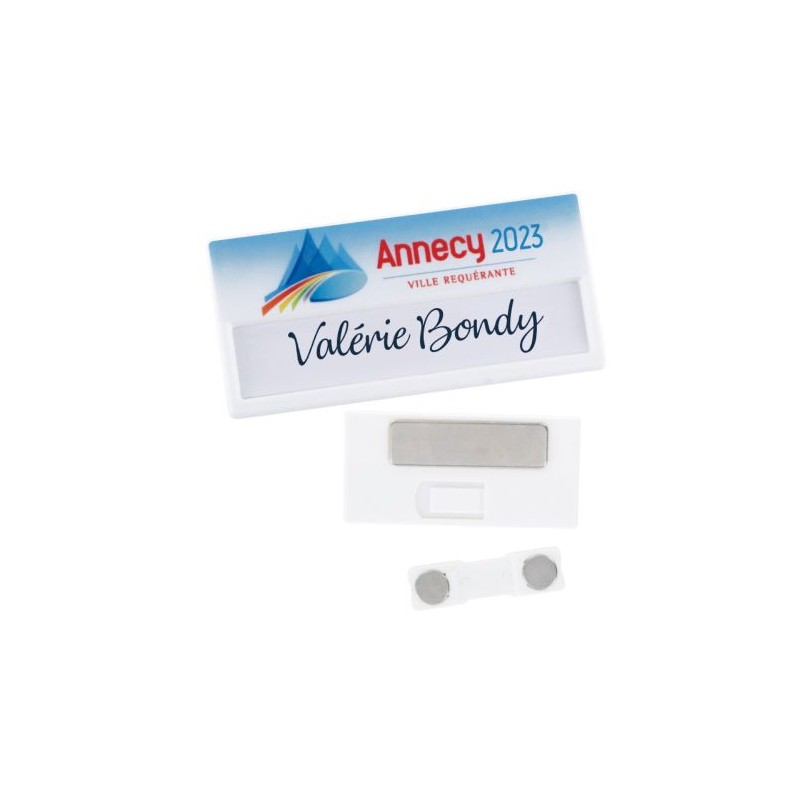 Badge Nominatif Magnétique Personnalisé