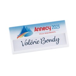 Badge Nominatif Magnétique Personnalisé 2