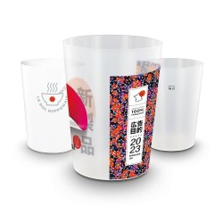 Gobelet Réutilisable en Plastique 22 cl - RAS BORD