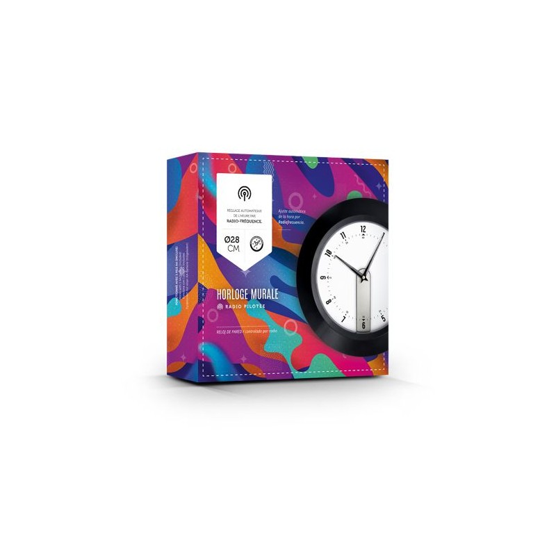Horloge Murale Radio Pilotée - Précision et Style