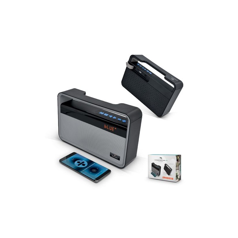 Enceinte Bluetooth Vintage 10W - Haut Parleur Multifonction