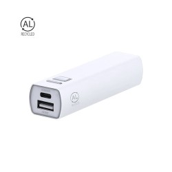 Power Bank Personnalisé Éco-responsable Pas Cher - Serdinam Matières : aluminium recyclé  Couleurs : bleu 2