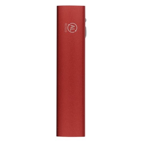 Power Bank Personnalisé Éco-responsable Pas Cher - Serdinam Matières : aluminium recyclé  Couleurs : rouge marquage couleur écla