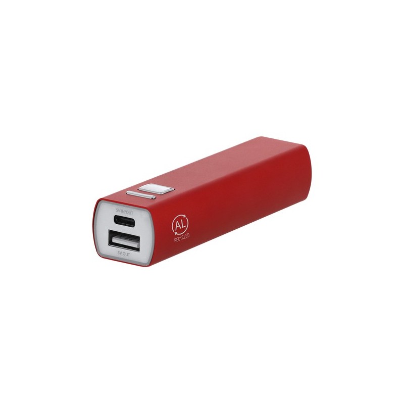 Power Bank Personnalisé Éco-responsable Pas Cher - Serdinam Matières : aluminium recyclé  Couleurs : noir livraison express 24h 