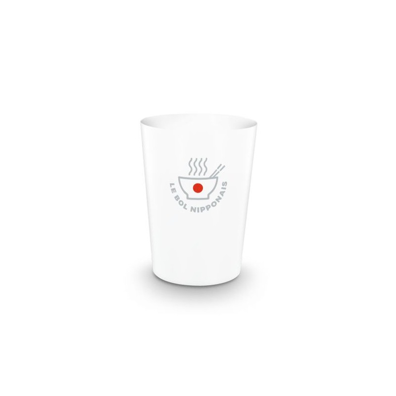 Gobelet Réutilisable en Plastique 22 cl - RAS BORD marquage laser ultra précis