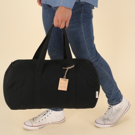 Sac Personnalisé Pas Cher Jarrow Couleurs : noir Matières : toile recyclée goodies publicitaire événementiel