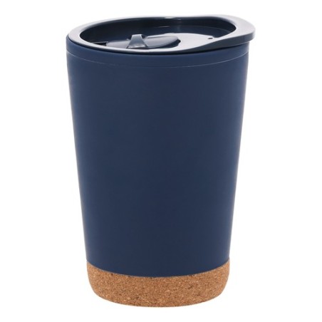 Verre thermique personnalisé pas cher Doyle Matières : liège Couleurs : blanc goodies personnalisé en stock
