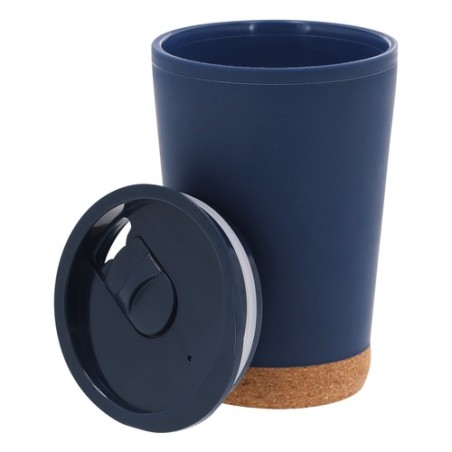 Verre thermique personnalisé pas cher Doyle Matières : liège Couleurs : noir cadeau collaborateur premium