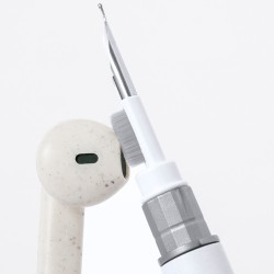 Stylo Nettoyeur Pratique Multifonction Personnalisé Gobit Couleurs : blanc objet publicitaire robuste