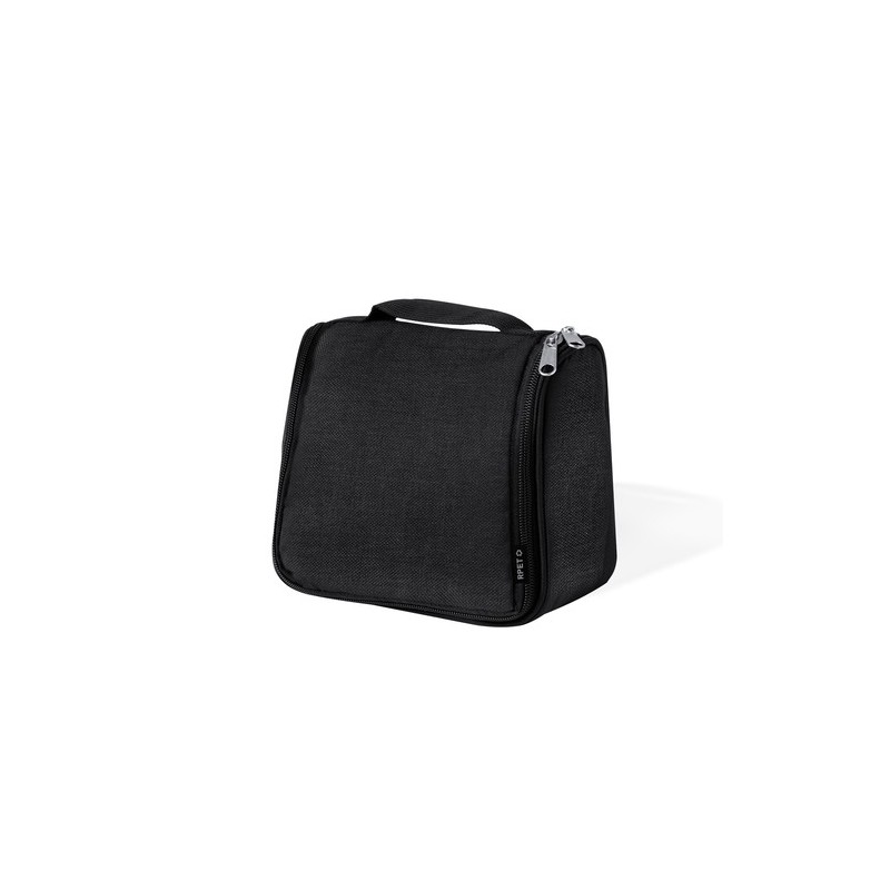 Trousse Éco-responsable Personnalisable Gean Couleurs : noir Matières : polyester recyclé