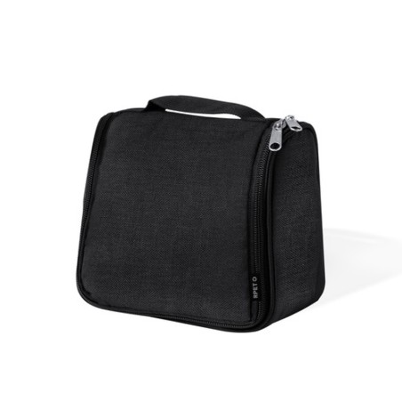 Trousse Éco-responsable Personnalisable Gean Couleurs : noir Matières : polyester recyclé