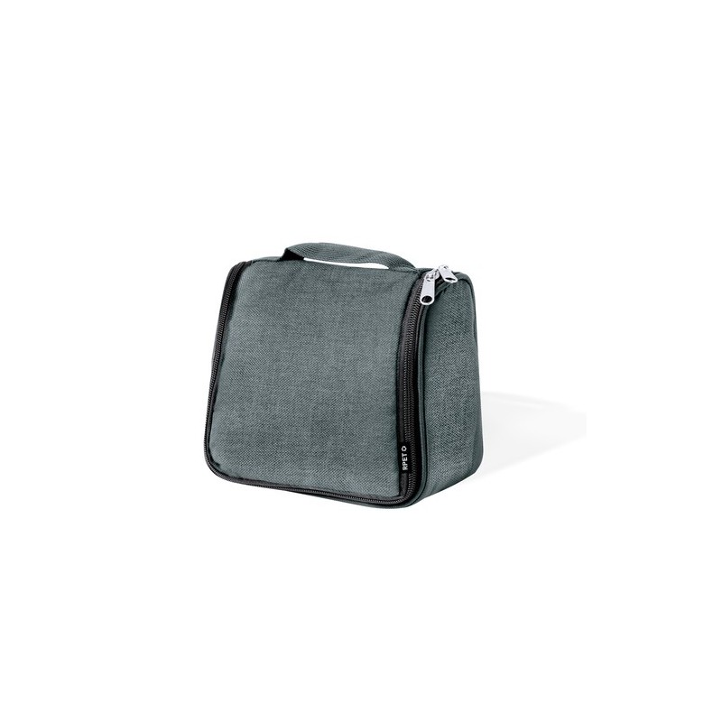 Trousse Éco-responsable Personnalisable Gean Couleurs : noir Matières : polyester recyclé marquage laser ultra précis