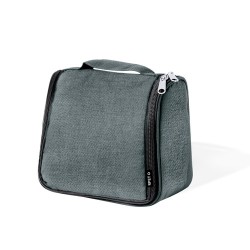 Trousse Éco-responsable Personnalisable Gean Couleurs : noir Matières : polyester recyclé 2