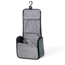 Trousse Éco-responsable Personnalisable Gean Couleurs : gris Matières : polyester recyclé goodies entreprise design