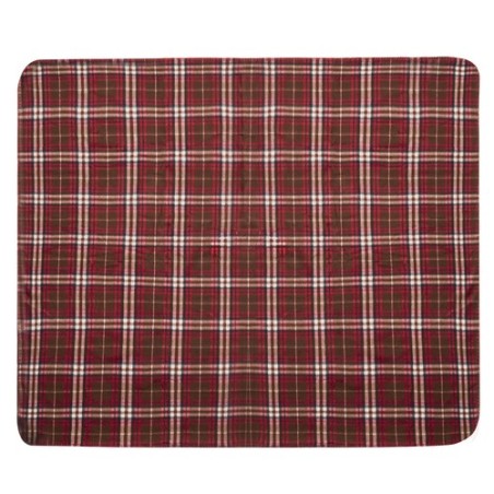 Couverture Éco-responsable et Confortable Personnalisée Barzagli pas cher Couleurs : rouge Matières : polyester recyclé marquage