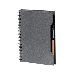 Cahier Éco-Responsable Personnalisé pas cher Mecony Matières : carton recyclé Couleurs : naturel 2