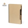 Cahier Éco-Responsable Personnalisé pas cher Mecony Matières : carton recyclé Couleurs : noir cadeau entreprise pas cher