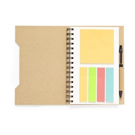 Cahier Éco-Responsable Personnalisé pas cher Mecony Matières : carton recyclé Couleurs : noir goodies entreprise design