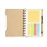 Cahier Éco-Responsable Personnalisé pas cher Mecony Matières : carton recyclé Couleurs : noir goodies entreprise design