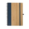 Cahier Éco-responsable d'Entreprise Gasmon Matières : bambou Couleurs : gris goodies publicitaire durable
