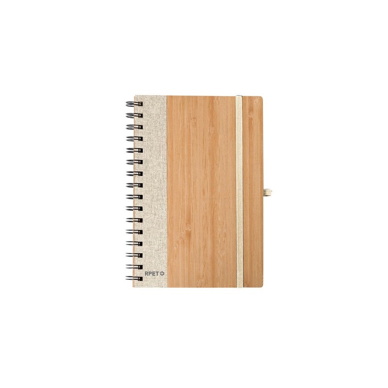 Cahier Éco-responsable d'Entreprise Gasmon Matières : bambou Couleurs : gris marquage laser ultra précis