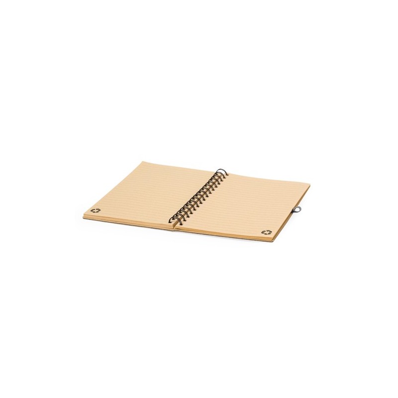 Cahier Éco-responsable d'Entreprise Gasmon Matières : bambou Couleurs : bleu marine marquage couleur éclatante