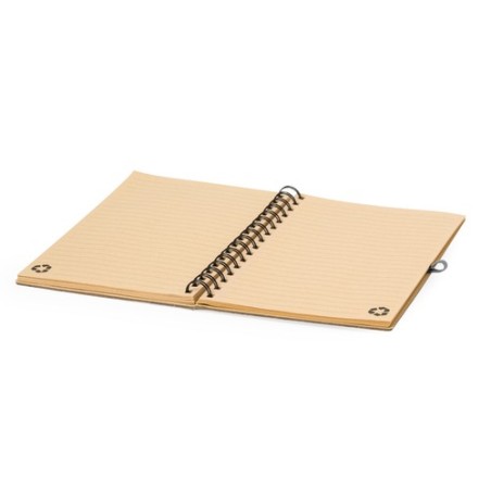 Cahier Éco-responsable d'Entreprise Gasmon Matières : bambou Couleurs : bleu marine marquage couleur éclatante
