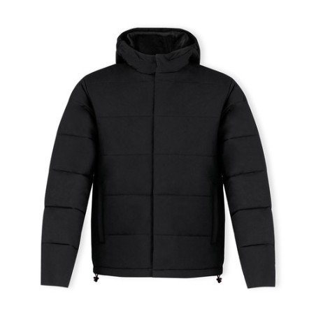 Veste Personnalisée Résistante au Vent et à l'Eau - Leanor Matières : polyester Taille textile : XS Couleurs : noir impression h