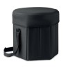 Tabouret/Table Pliable Personnalisé Éco-responsable pour Loisirs - SEAT & DRINK Matières : MDF Couleurs : noir