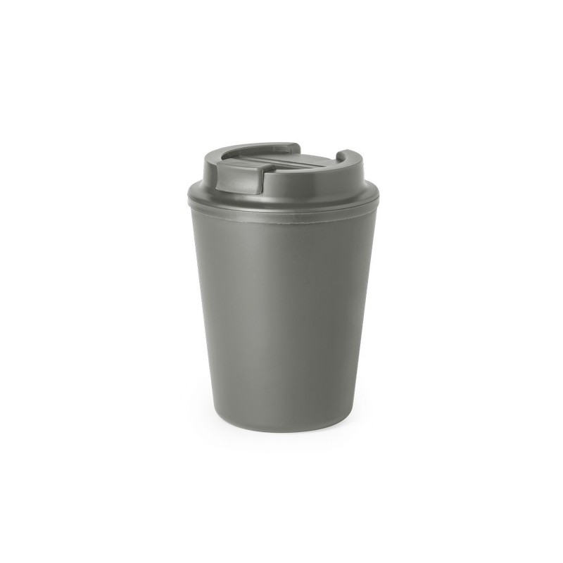 Mug Isotherme Personnalisé en Verre Thermique Holwe Couleurs : bleu marine Matières : polypropylène (PP) recyclé personnalisatio