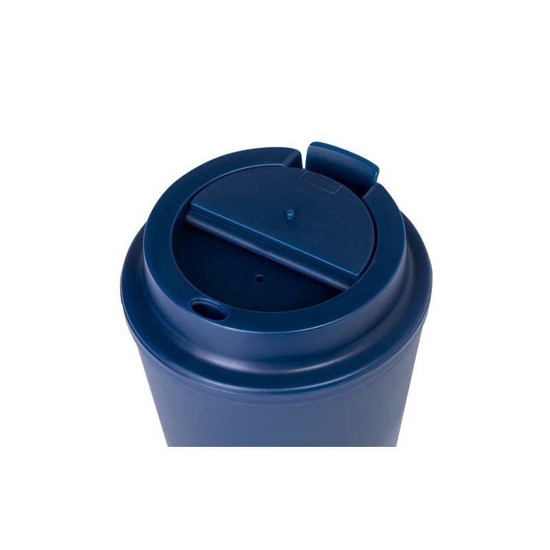 Mug Isotherme Personnalisé en Verre Thermique Holwe Couleurs : gris Matières : polypropylène (PP) recyclé cadeau collaborateur p