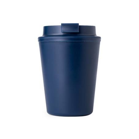 Mug Isotherme Personnalisé en Verre Thermique Holwe Couleurs : gris Matières : polypropylène (PP) recyclé goodies publicitaire d
