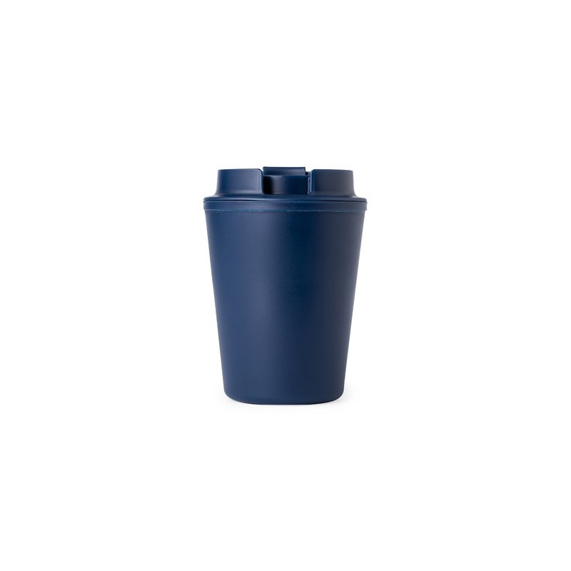 Mug Isotherme Personnalisé en Verre Thermique Holwe Couleurs : gris Matières : polypropylène (PP) recyclé livraison express 24h 